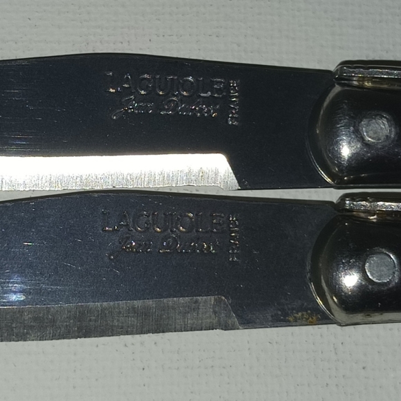 Laguiole Stainless Steel Cheese Forks / Knives, Spreaders & Spoons, … - Picture 7 of 10